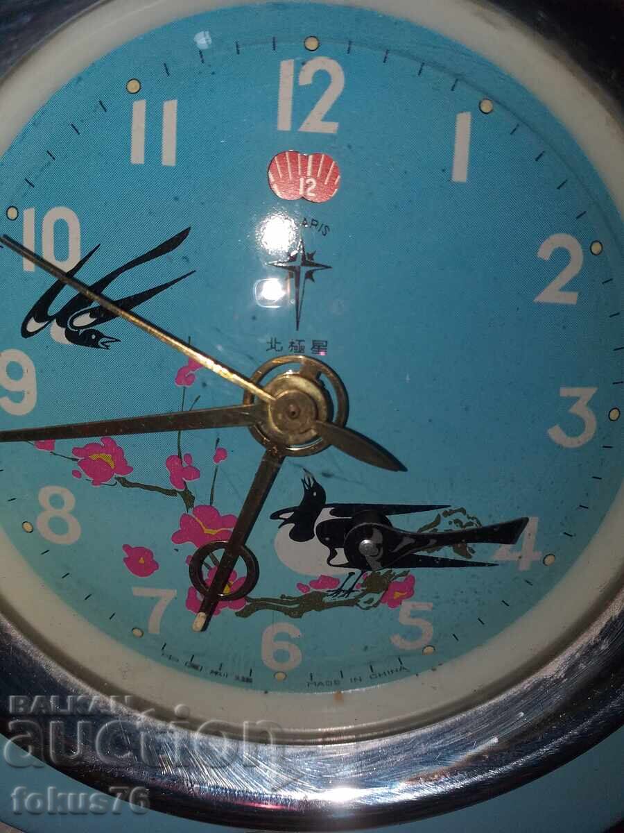 Vintage Animated Chinese Clock Alarm with Swallow with price 120.00 BGN | € 61.36 Vintage Animated Chinese Clock Alarm with Swallow with price 120.00 BGN | € 61.36