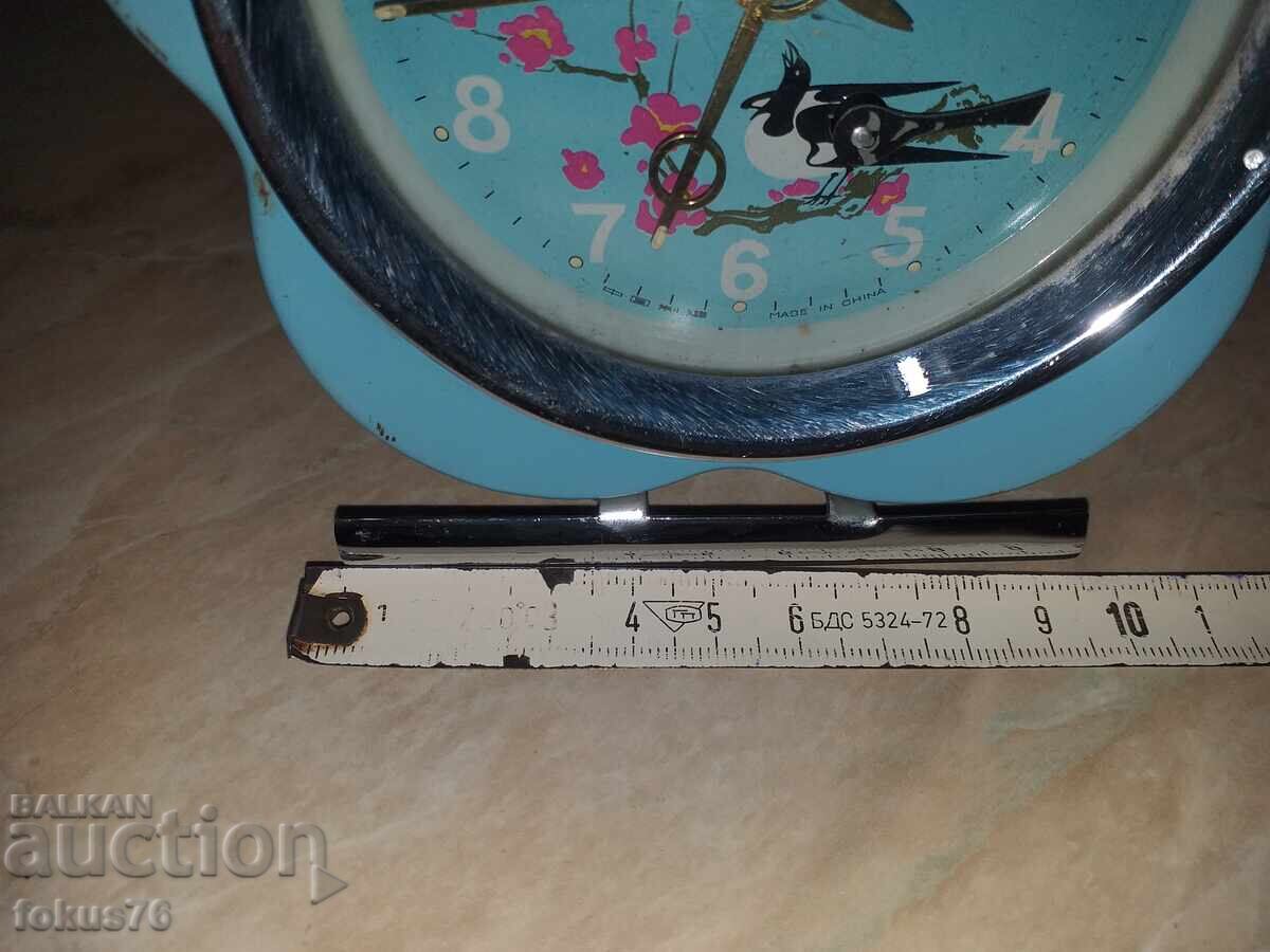 Vintage Animated Chinese Clock Alarm with Swallow - 7 Vintage Animated Chinese Clock Alarm with Swallow - 7