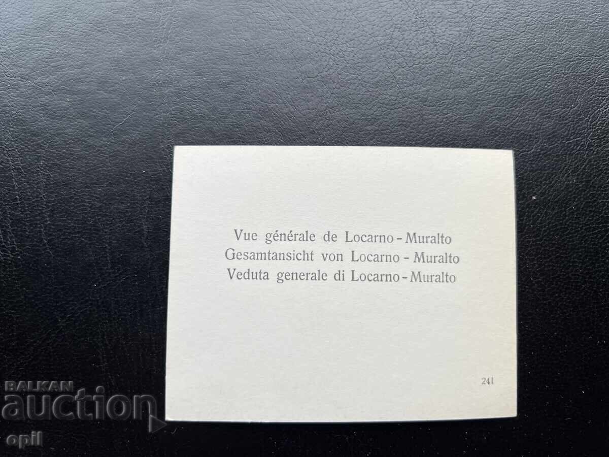 Mica Carte Poștală Veche - Italia - Locarno-Muralto cu preț 0.20 BGN | € 0.10 Mica Carte Poștală Veche - Italia - Locarno-Muralto cu preț 0.20 BGN | € 0.10
