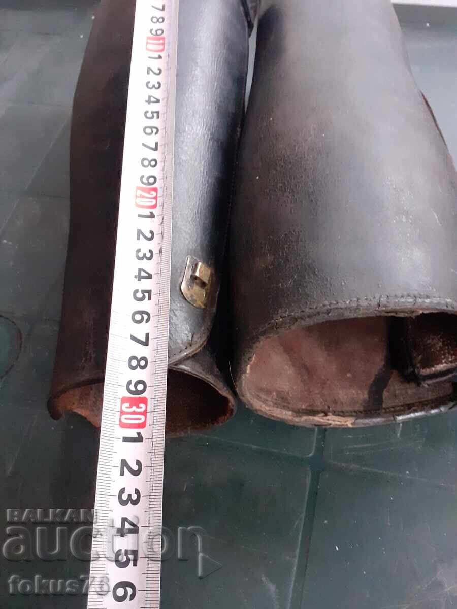 Old Imperial Leather Cavalry Gaiters, Leggings - 6