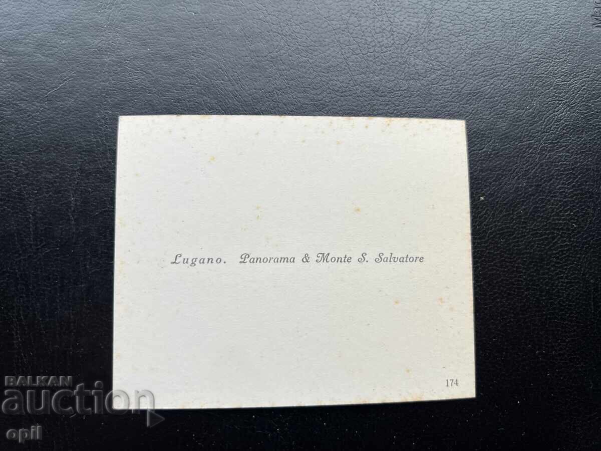 Mica Cărțișoară Veche - Italia - Lugano cu preț 0.20 BGN | € 0.10