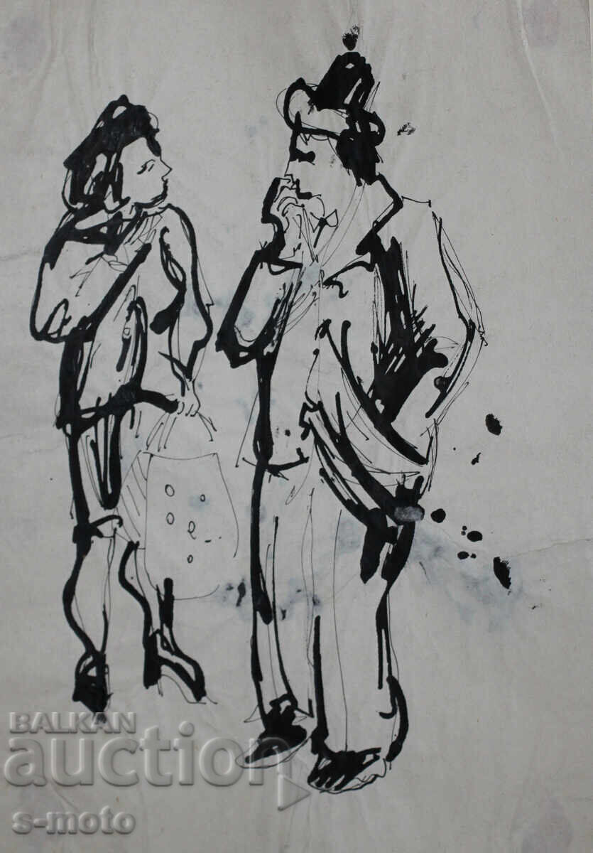 Παλιά μελάνη, μέσα 20ου αιώνα