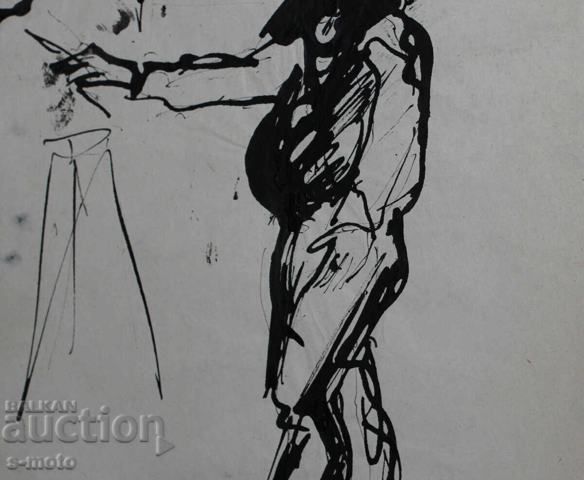 Παλιά μελάνη, πορτρέτο, μέσα του 20ου αιώνα - 6