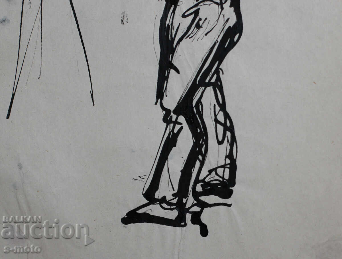 Παλιά μελάνη, πορτρέτο, μέσα του 20ου αιώνα - 7