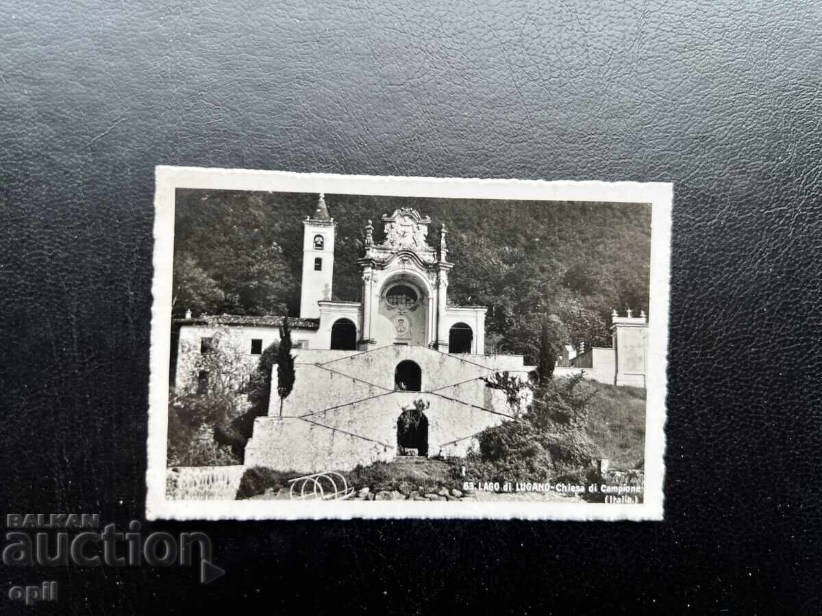 Mica Carte Poștală Veche - Italia - Biserica din Campione Mica Carte Poștală Veche - Italia - Biserica din Campione