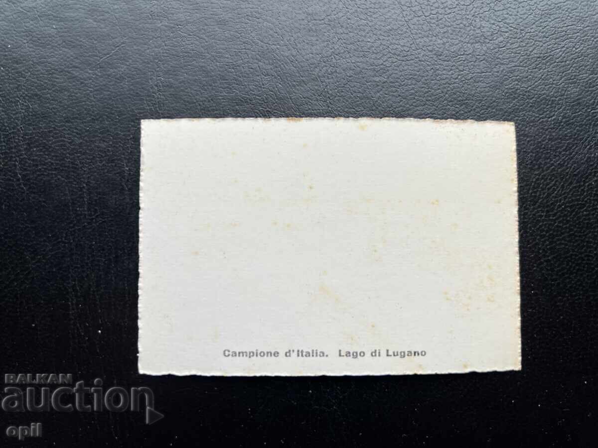 Small Old Postcard - Italy - Lake Lugano with price 0.20 BGN | € 0.10