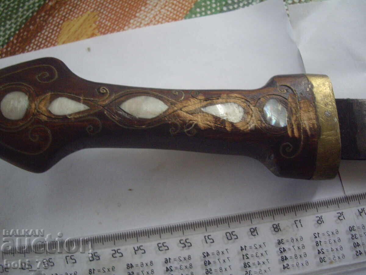 Μεγάλο τουρκικό μαχαίρι αντίκα με τη θήκη του - 6 Μεγάλο τουρκικό μαχαίρι αντίκα με τη θήκη του - 6