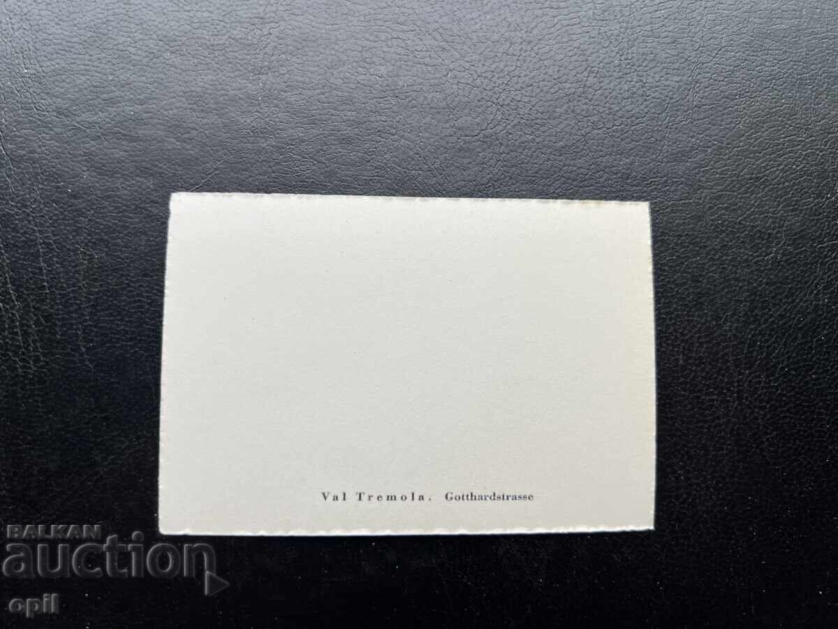 Малка Стара Картичка - Швейцария - Тремола-Готард с цена 0.20 лв. | € 0.10