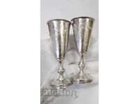 2 buc. cești argint rusești țariste ceșcuță pentru vodcă 84 pr