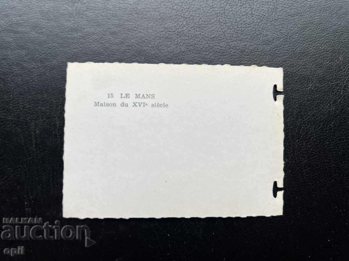 Μικρή Παλιά Κάρτα - Γαλλία - Λε Μαν με τιμή 0.20 BGN | € 0.10