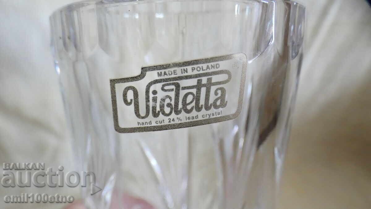 Δημοπρασία Κρυστάλλινο βάζο Violette Πολωνία