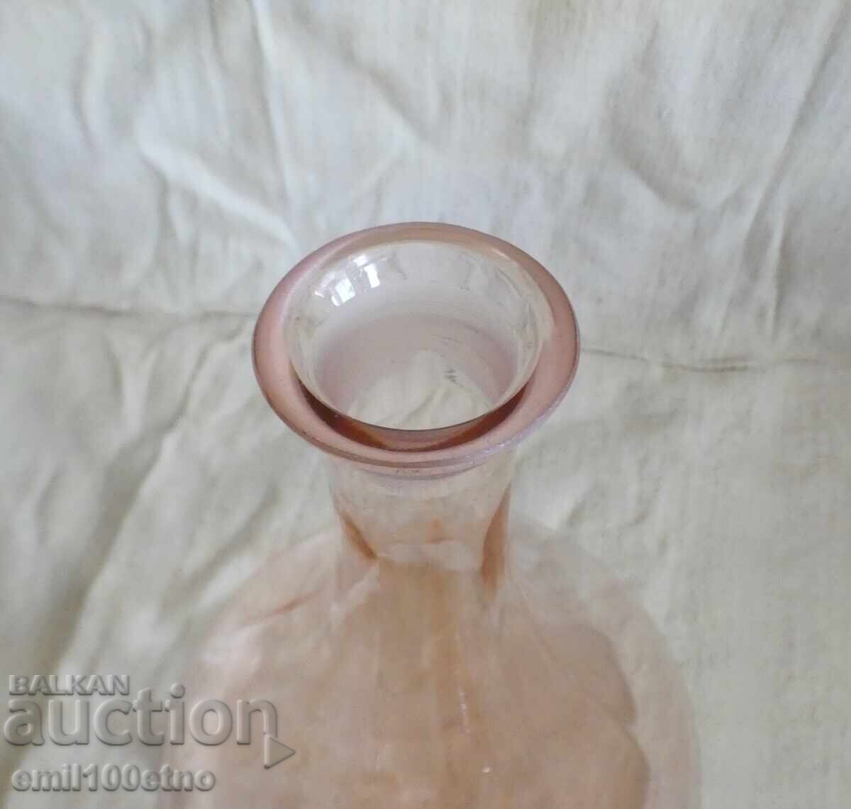 Auction  Decanter, carafe, bottle - colored glass
