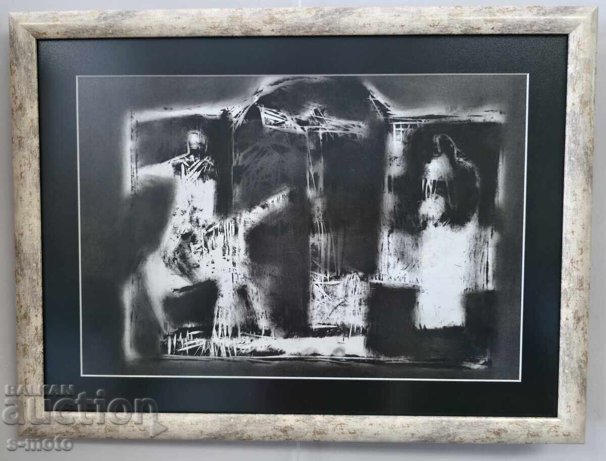 Δημοπρασία Αντόν Κόλεφ, Γραφικά, μικτές τεχνικές, παραστατική σύνθεση Δημοπρασία Αντόν Κόλεφ, Γραφικά, μικτές τεχνικές, παραστατική σύνθεση