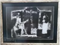 Αντόν Κόλεφ, Γραφικά, μικτές τεχνικές, παραστατική σύνθεση