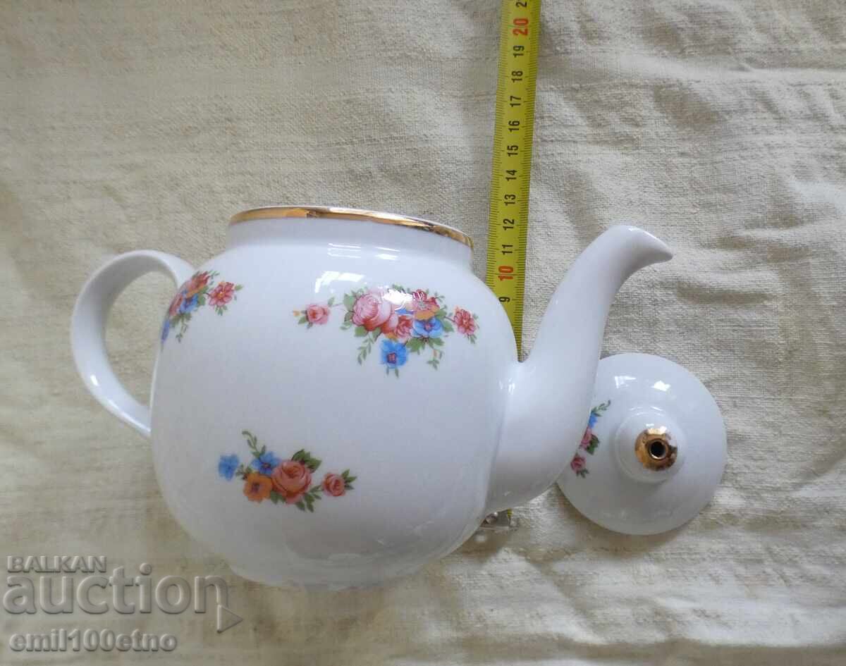 Ceainic mic porțelan Dulevo URSS - 6 Ceainic mic porțelan Dulevo URSS - 6