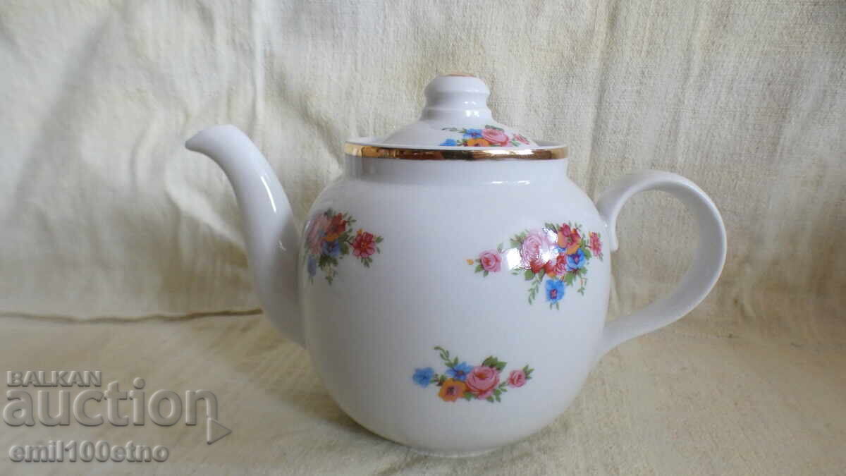 Ceainic mic porțelan Dulevo URSS Ceainic mic porțelan Dulevo URSS