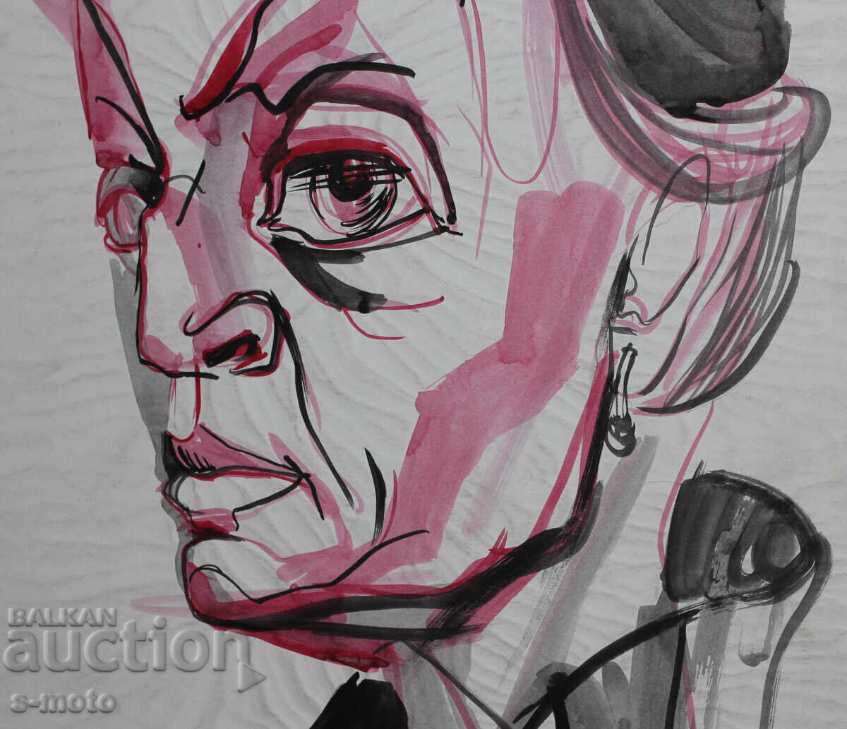 Картина акварел портрет - 6