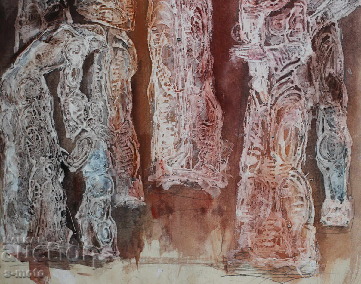 Πίνακας δεύτερου μισού του 20ού αιώνα, εικονιστική σύνθεση - 7 Πίνακας δεύτερου μισού του 20ού αιώνα, εικονιστική σύνθεση - 7