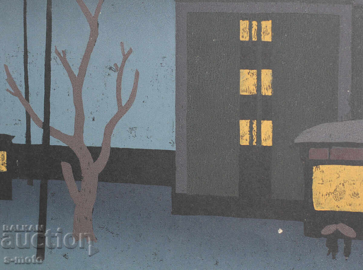 Αλεξέι Φιστσένκο (1920-2010) γραφικά αστικό τοπίο - 5