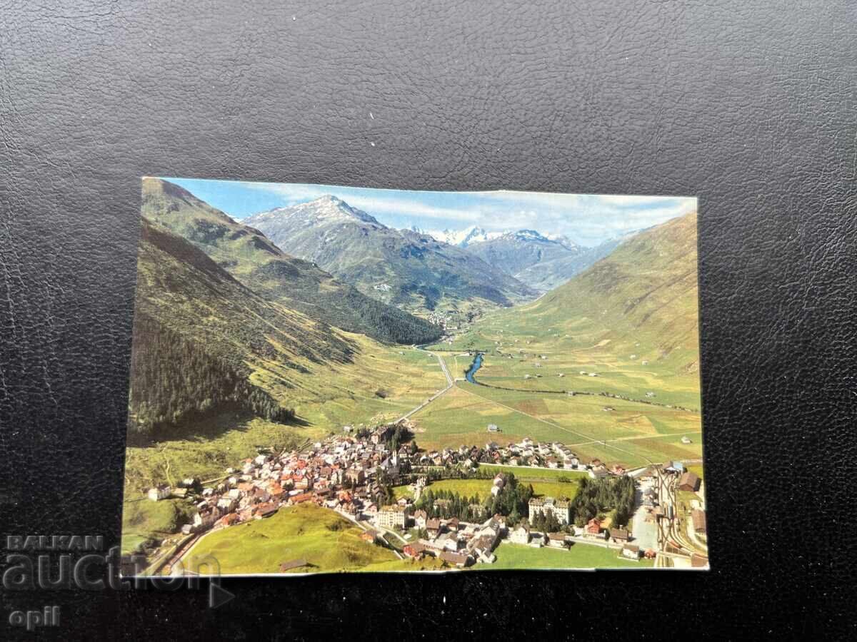 Small Old Postcard - Switzerland - Andermatt
