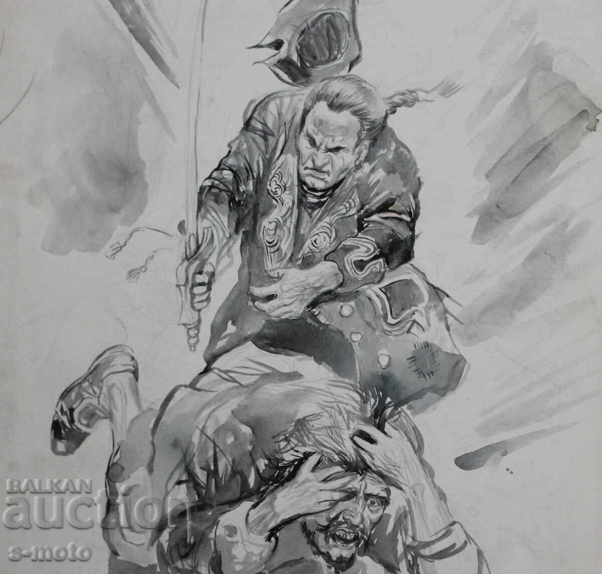 Παράδοση Ακουαρέλα εικονογράφηση Παράδοση Ακουαρέλα εικονογράφηση