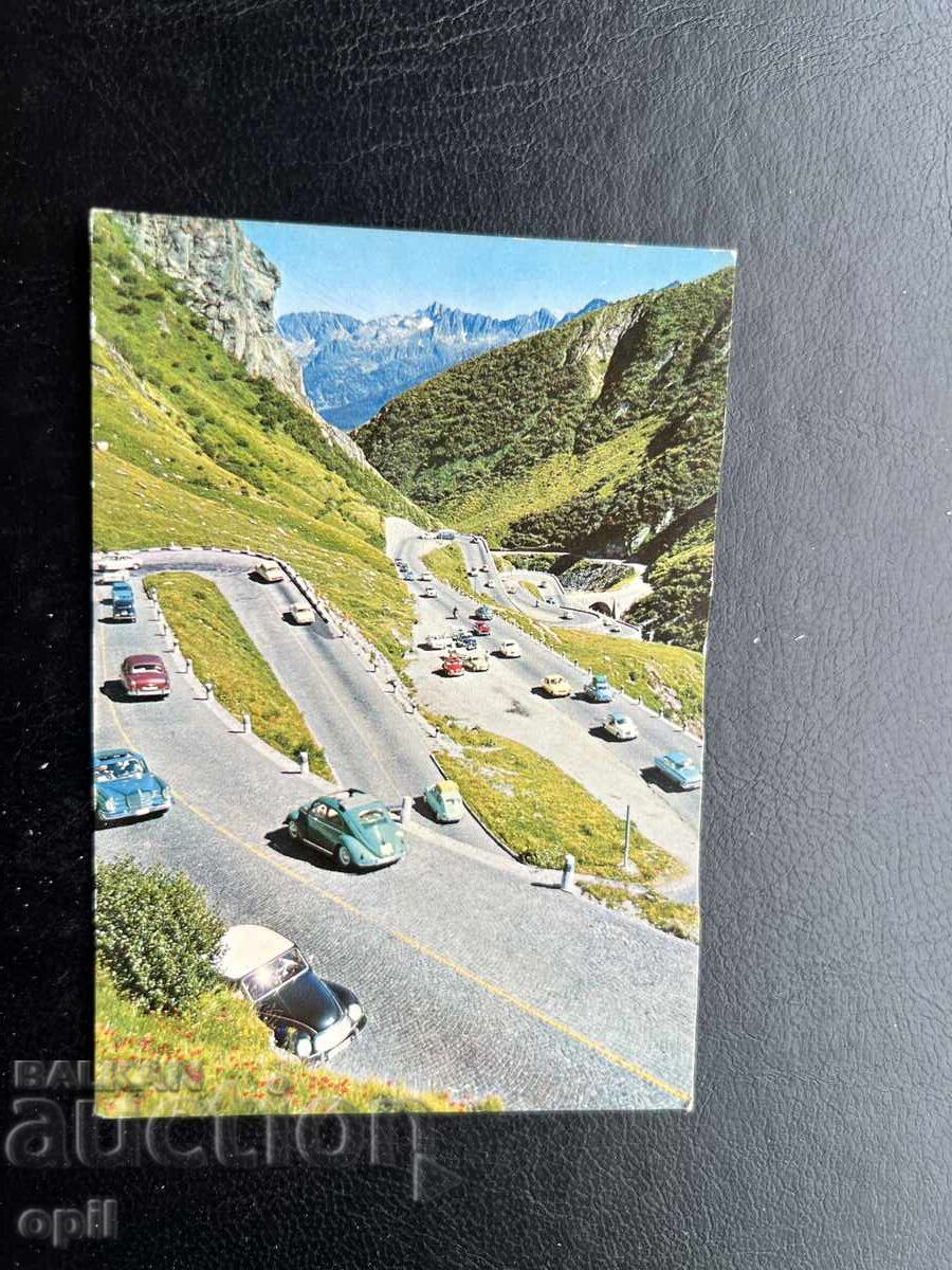 Small Old Postcard - Switzerland - Tremola Valley