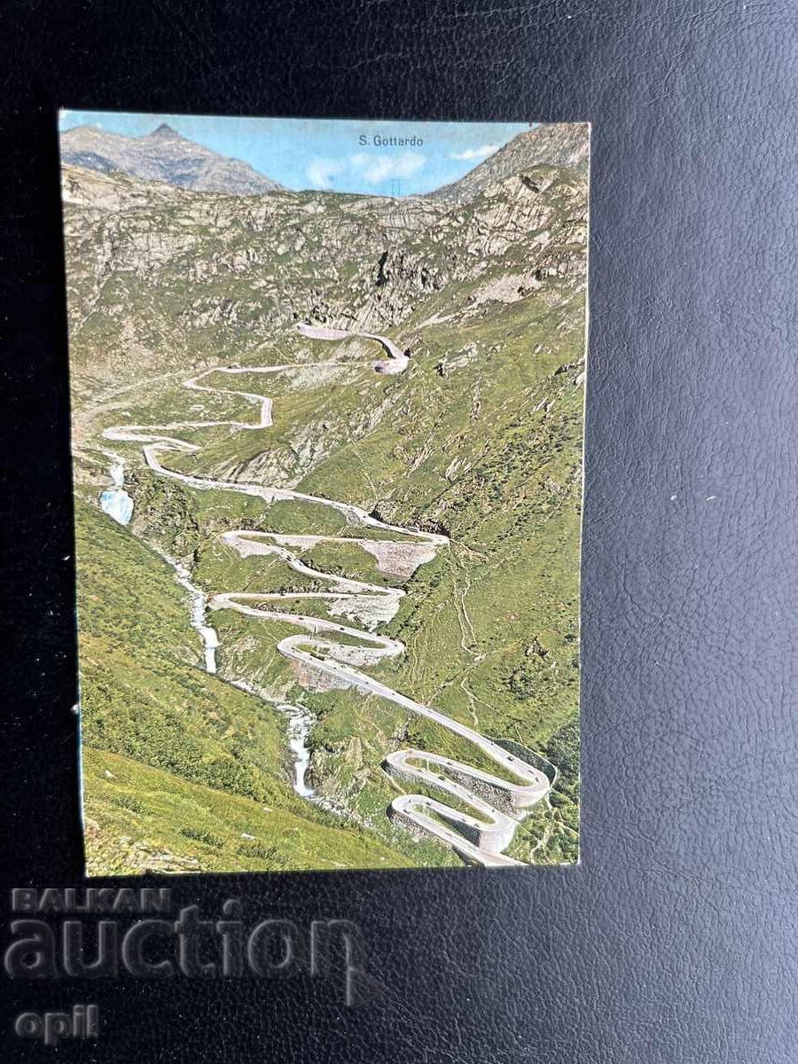 Small Old Postcard - Switzerland - Tremola Valley