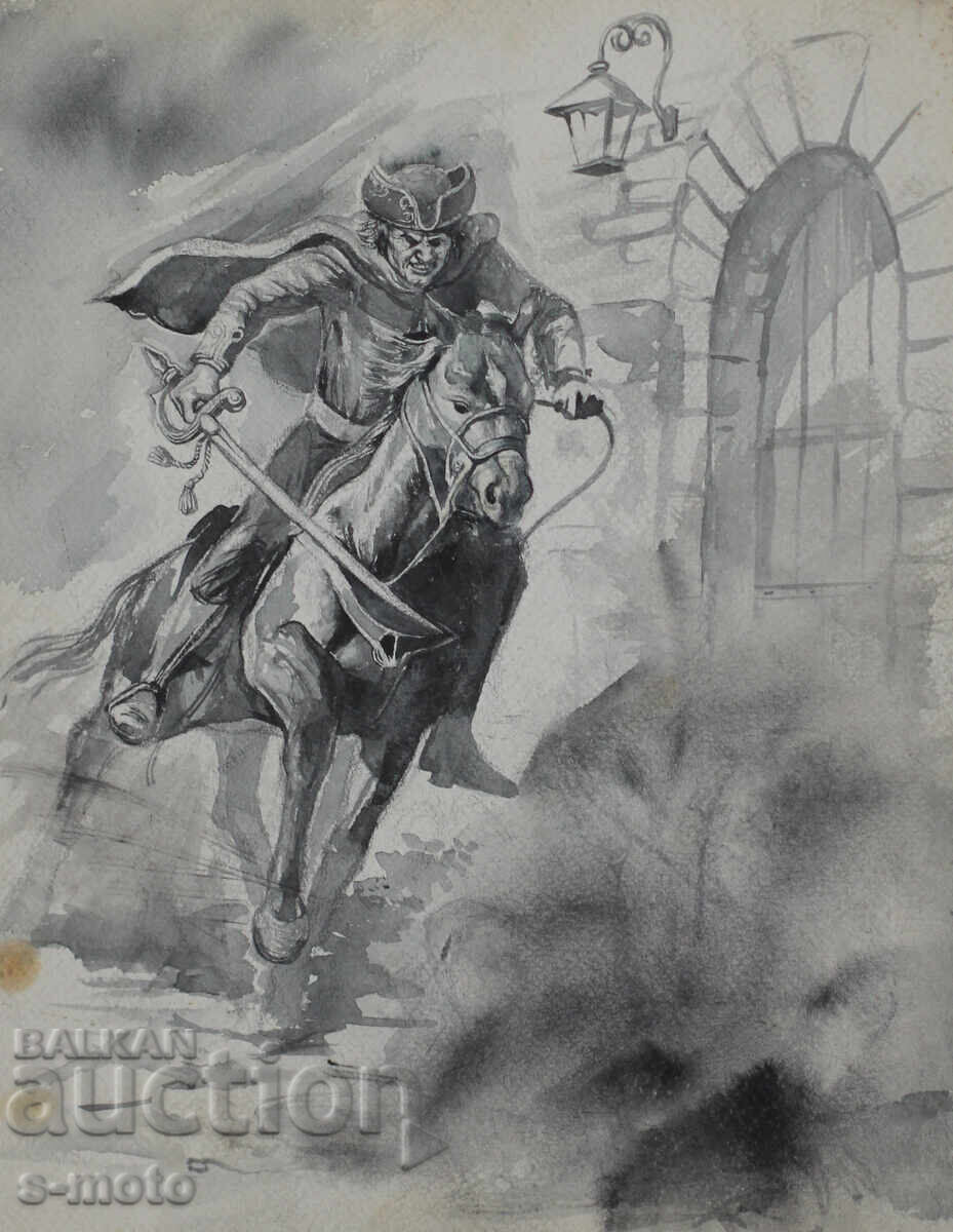 Картина акварел илюстрация Картина акварел илюстрация