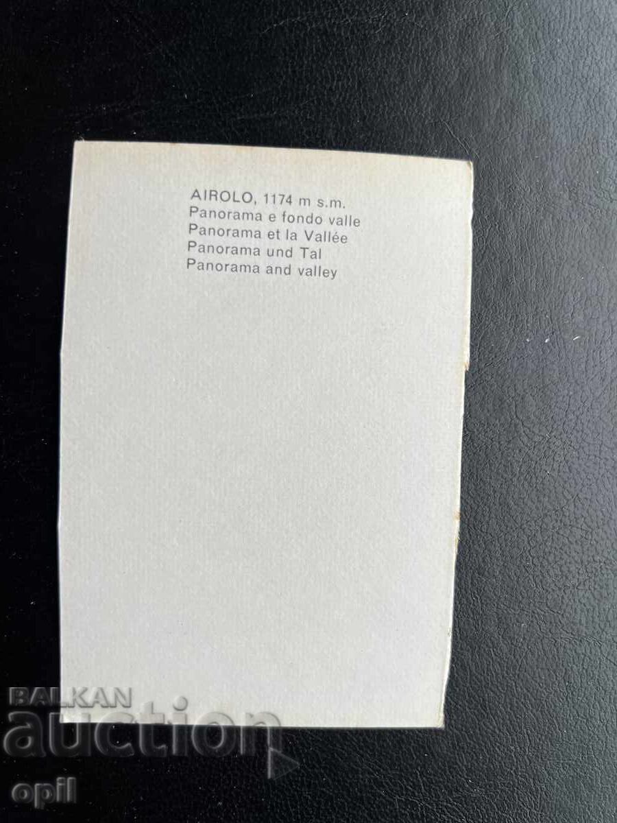 Small Old Postcard - Switzerland - Airolo with price 0.40 BGN | € 0.20 Small Old Postcard - Switzerland - Airolo with price 0.40 BGN | € 0.20