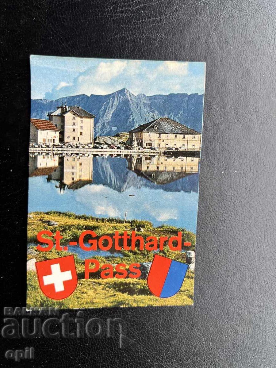 Small Old Postcard - Switzerland - Gotthard