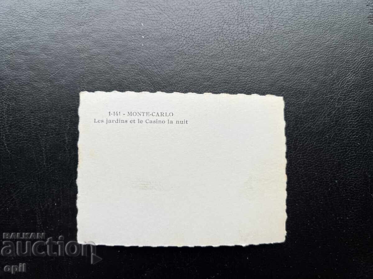 Small Old Postcard - Monaco - Monte Carlo with price 0.40 BGN | € 0.20