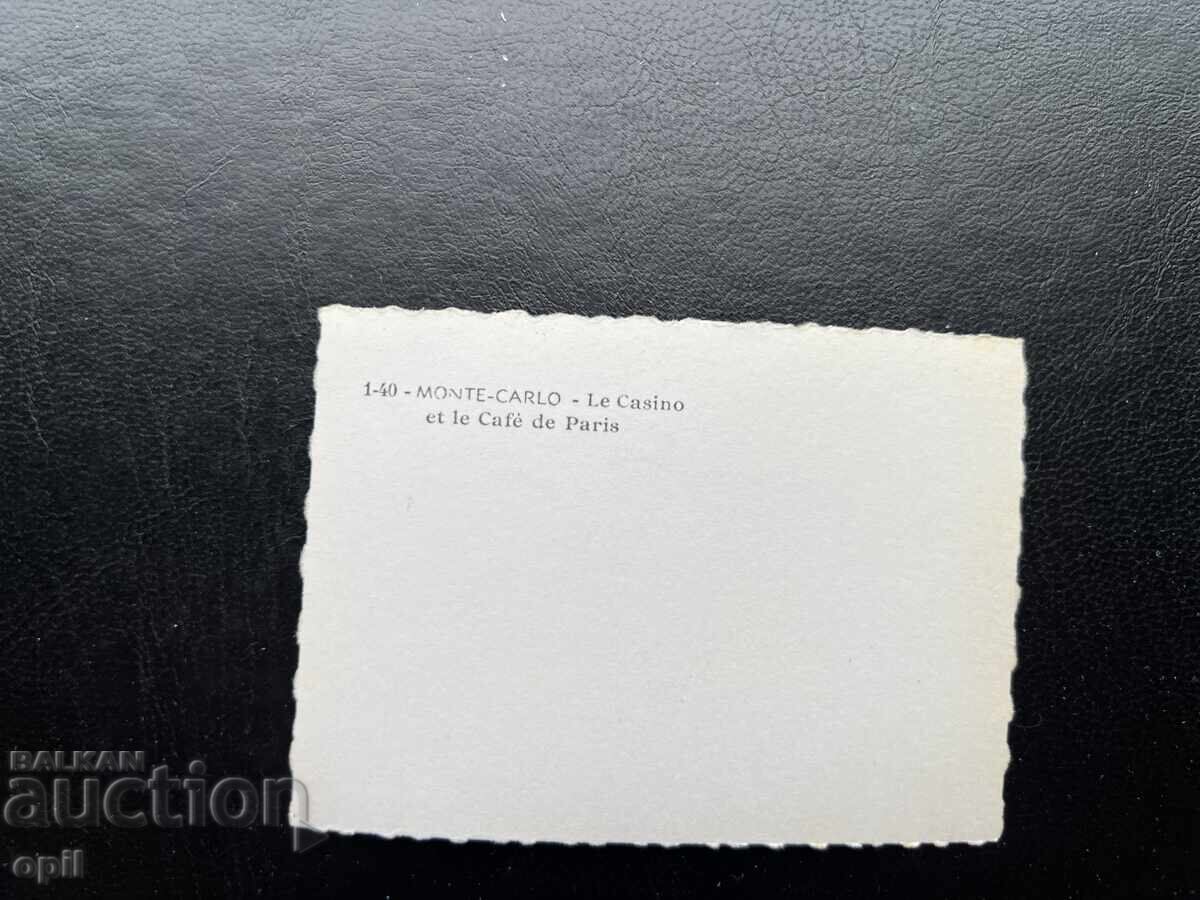 Mica Felicitare Veche - Monaco - Monte Carlo cu preț 0.40 BGN | € 0.20 Mica Felicitare Veche - Monaco - Monte Carlo cu preț 0.40 BGN | € 0.20