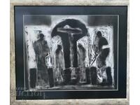 Αντόν Κόλεφ, Γραφικά, μικτές τεχνικές, παραστατική σύνθεση