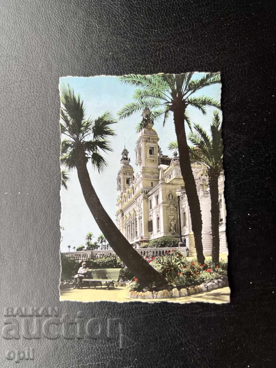 Small Old Postcard - Monaco - Monte Carlo Small Old Postcard - Monaco - Monte Carlo