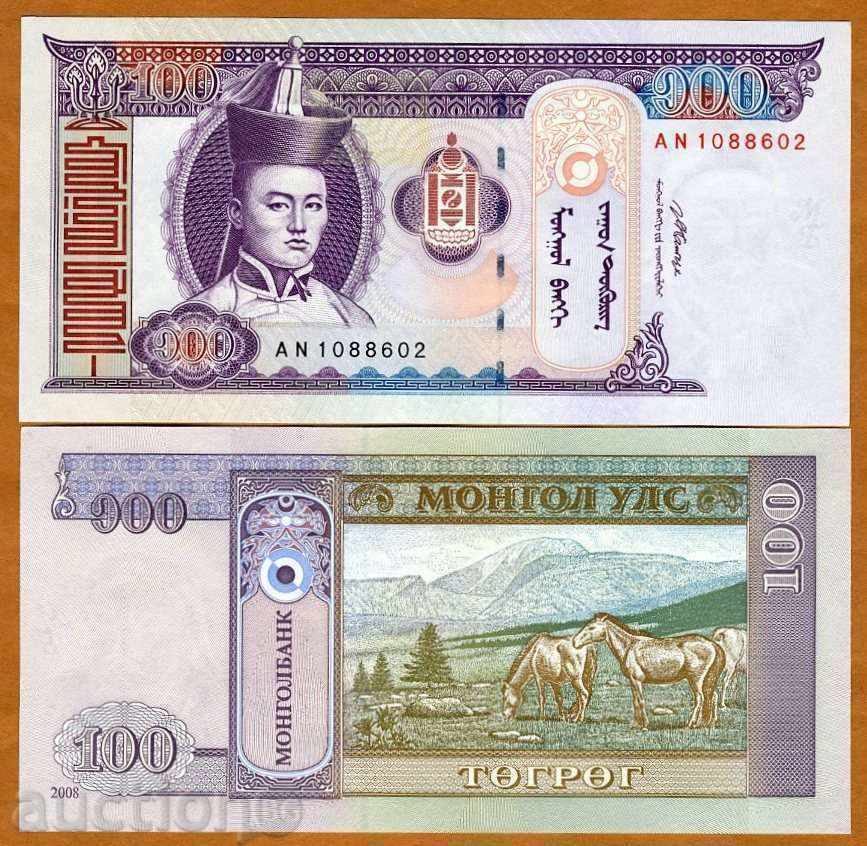 +++ MONGOLIA 100 TURKISH P 65b 2008 UNC +++