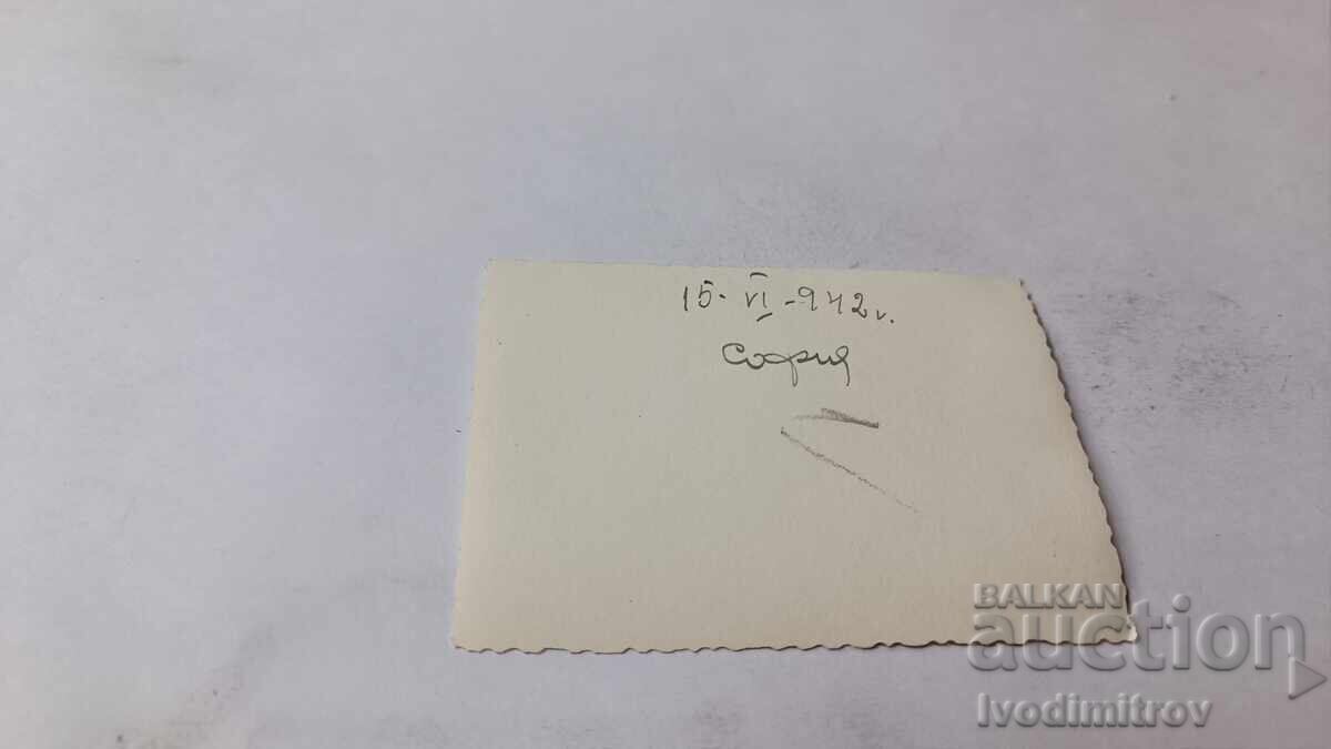 Photo Sofia Man and little girl on the street 1942 with price 2.35 BGN | € 1.20