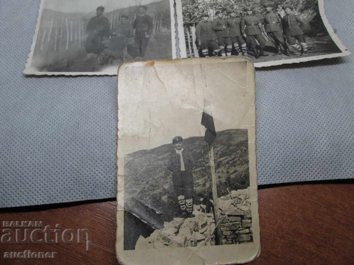 Auction  LOT OF 5 PHOTOS OF THE BORDER - 1920-2