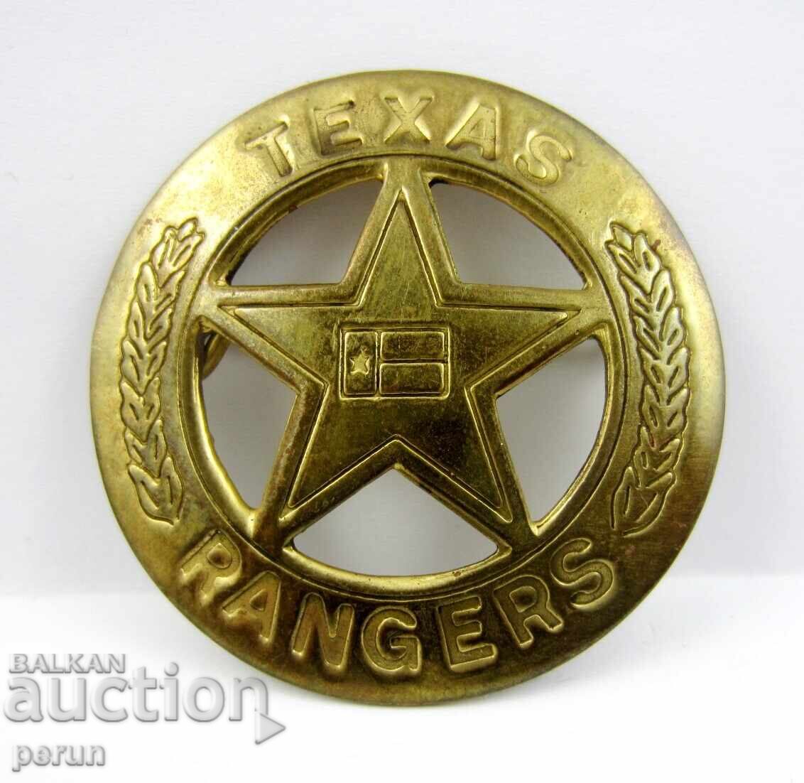 Delivery of TEXAS RANGERS - TEXAS RANGERS - AMERICAN BADGE Delivery of TEXAS RANGERS - TEXAS RANGERS - AMERICAN BADGE