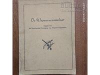 Carte olandeză despre baionete și cartușierele puștilor
