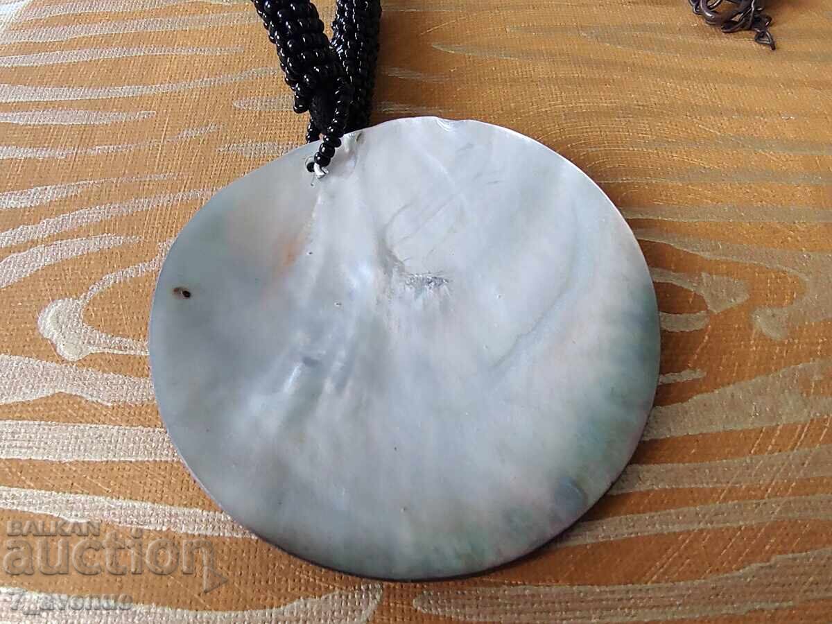 Auction Necklace, massive ART, mother-of-pearl, 70s - 80s, 8.04.2025 Auction Necklace, massive ART, mother-of-pearl, 70s - 80s, 8.04.2025