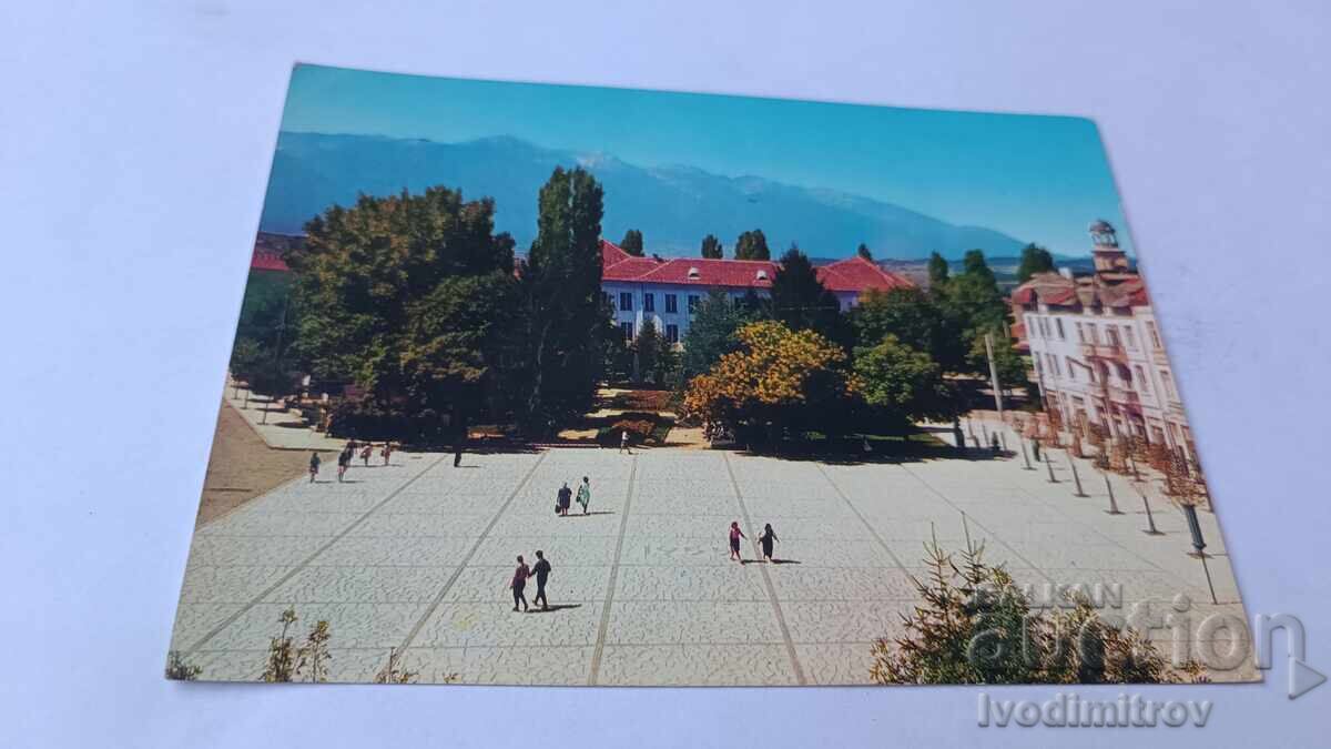 Пощенска картичка Разлог Площадът Пощенска картичка Разлог Площадът