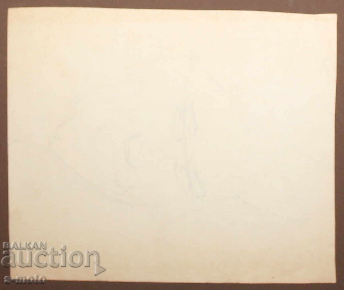 Tablou vechi acuarelă portret - 7