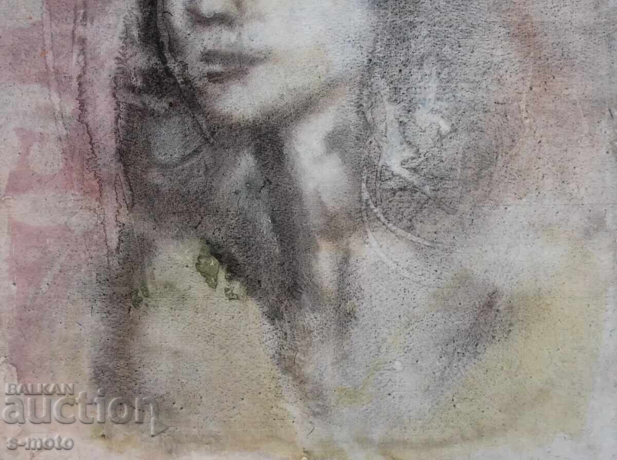 Kартина акварел портрет на момиче - 5 Kартина акварел портрет на момиче - 5