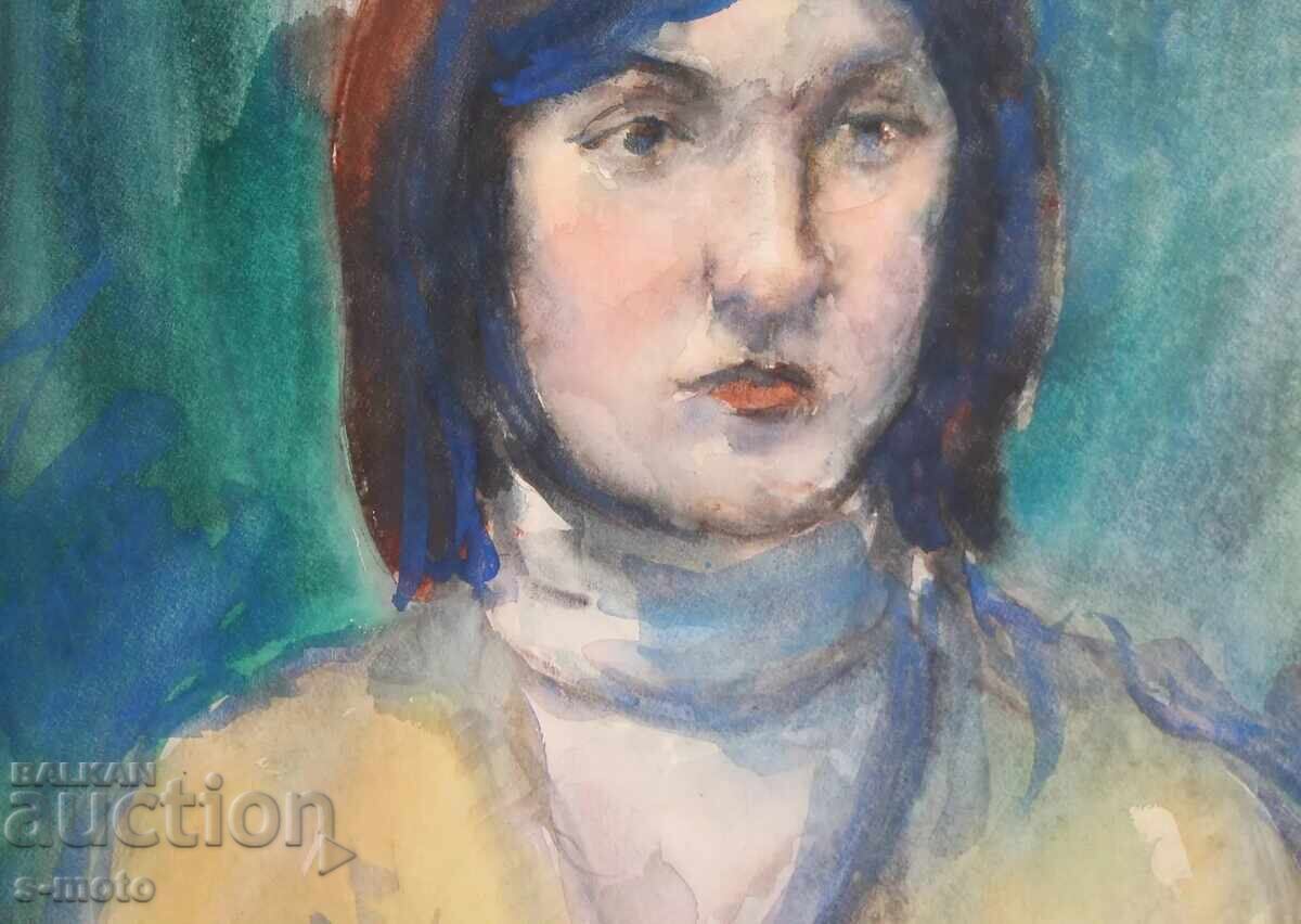 Delivery of Watercolor painting portrait of a girl