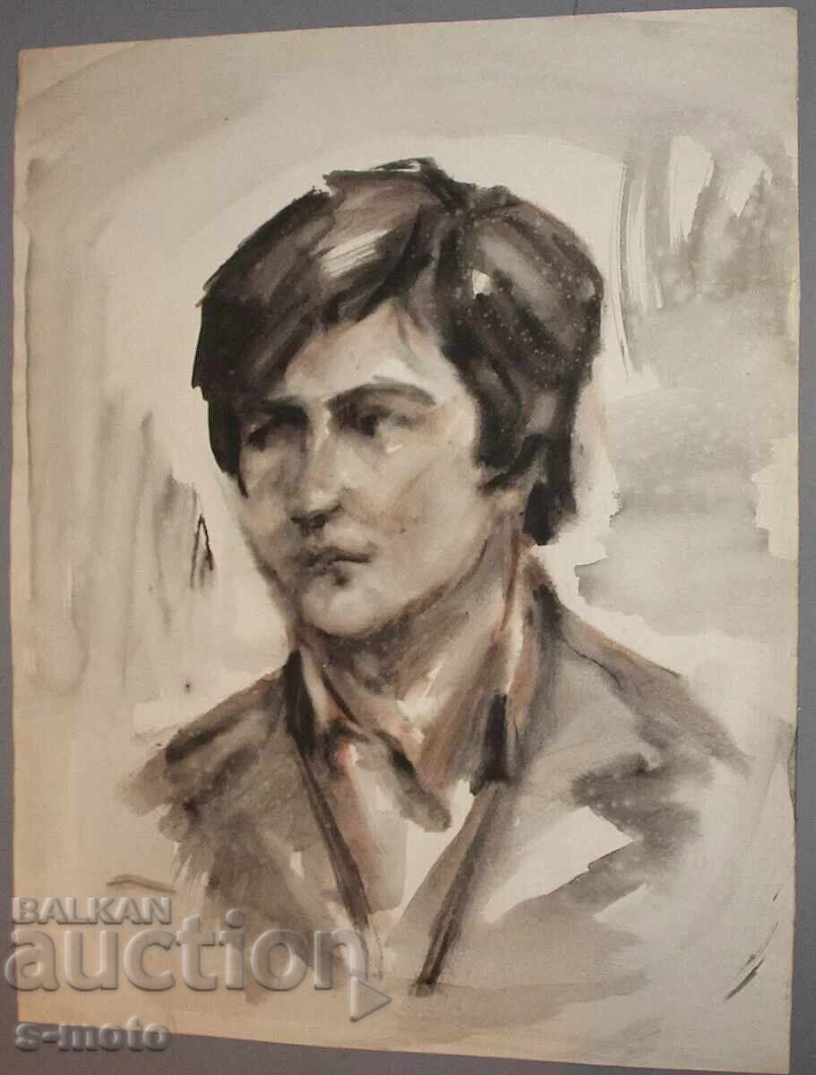 Ακουαρέλα πορτρέτο με τιμή 290.00 BGN | € 148.27