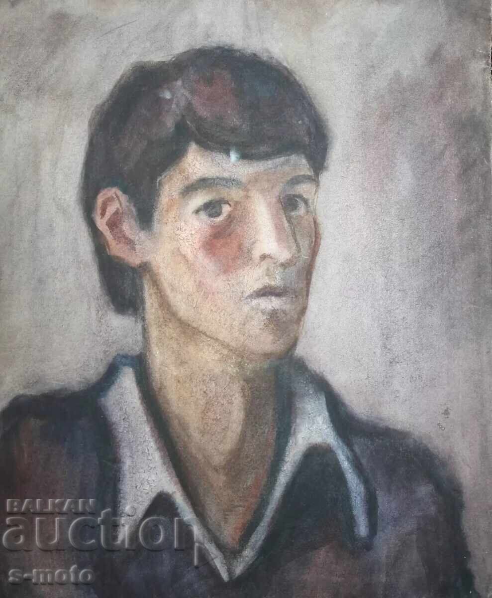 Tablou vechi acuarelă portret cu preț 330.00 BGN | € 168.73