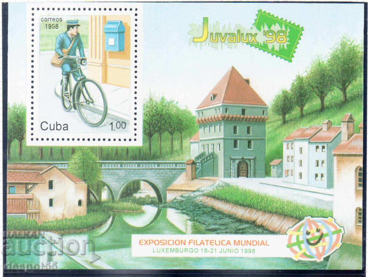 1998 Cuba. Philatelic Exhibition Juvalex 98 - Luxembourg. Block
