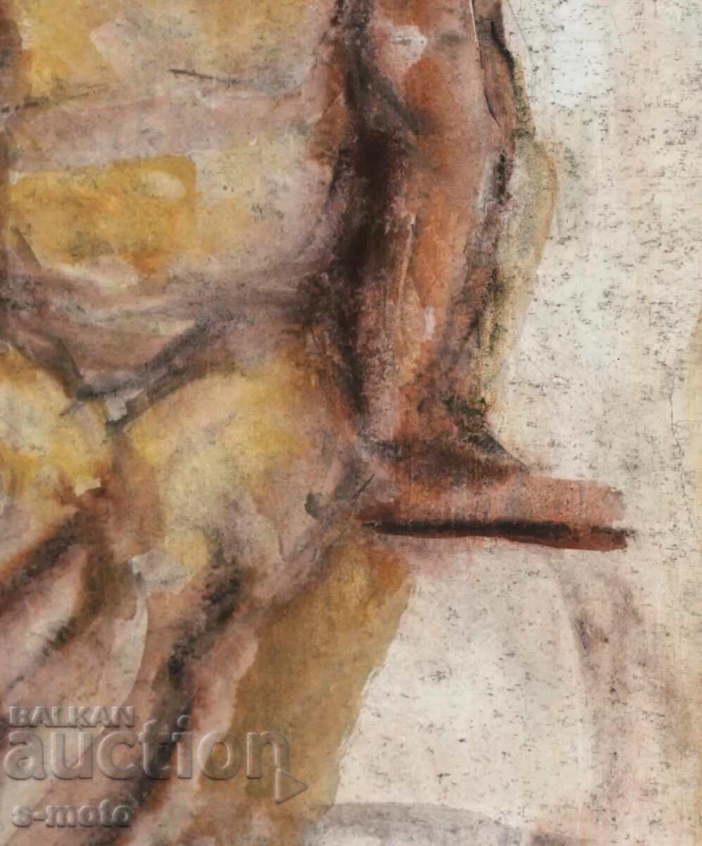 Ακουαρέλα ανδρικό πορτρέτο - 6