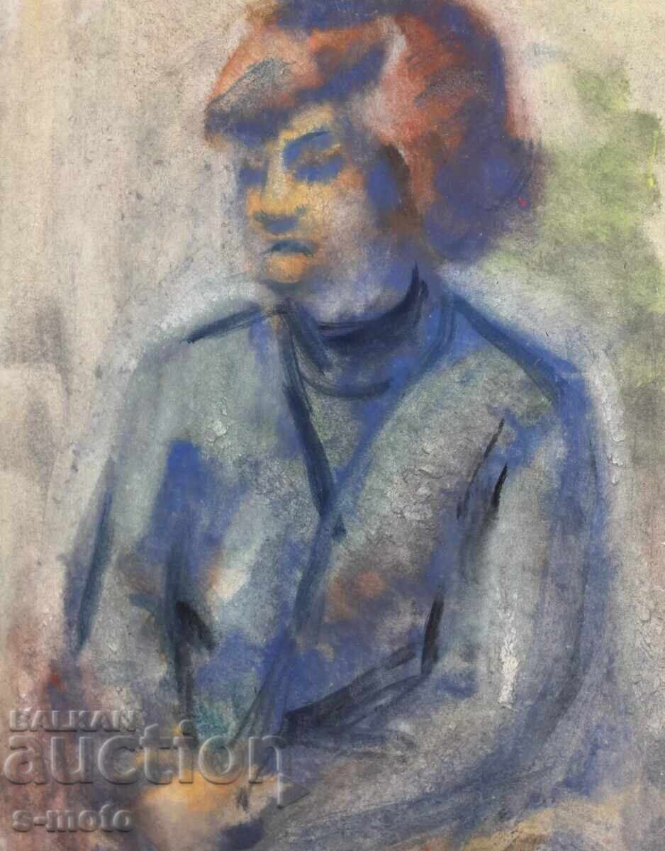 Watercolor painting portrait of a woman with price 300.00 BGN | € 153.39 Watercolor painting portrait of a woman with price 300.00 BGN | € 153.39