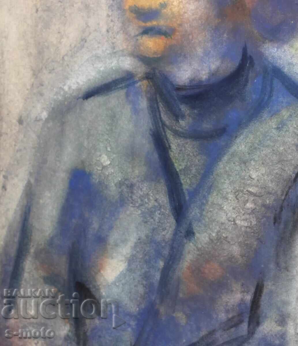 Watercolor painting portrait of a woman - 5 Watercolor painting portrait of a woman - 5